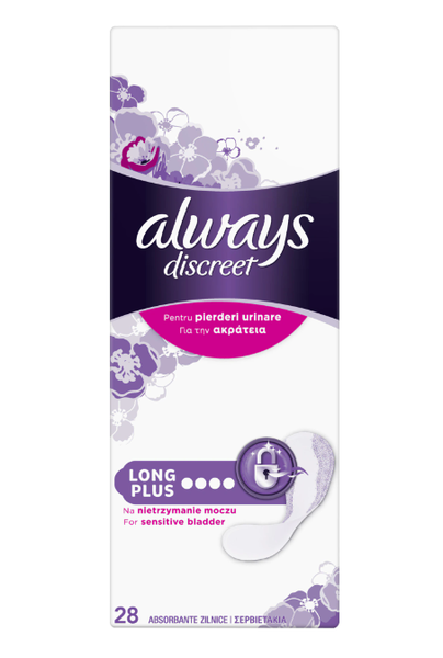 ALWAYS DISCREET LINERS (28) LONG+