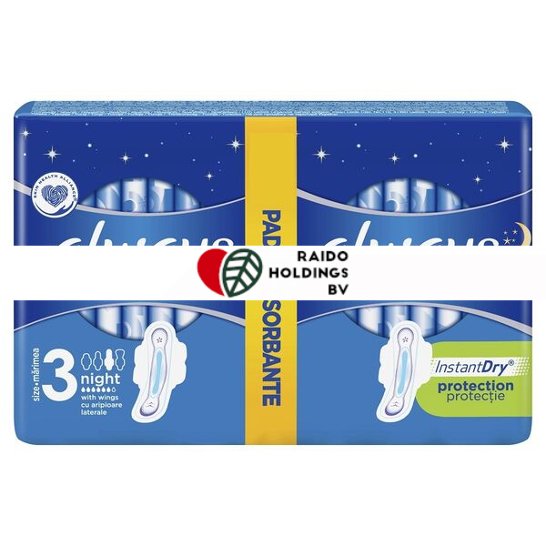 Always Duo Sanitary Pads Ultra Plus Night 12pcs