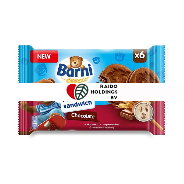 Barni Sandwich Choco 180g