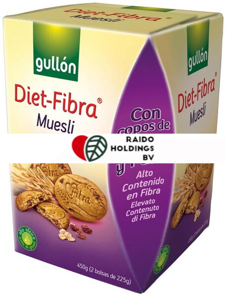 Gullon Diet Fibra Muesli Caja 450 g