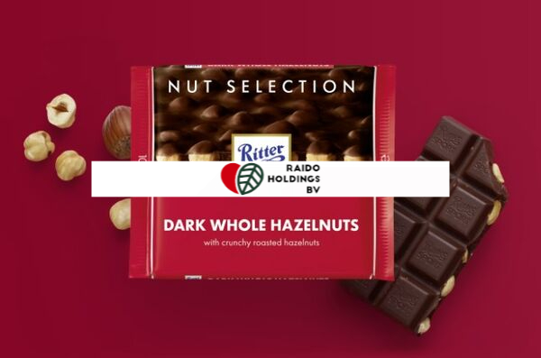 Ritter Sport Dark Whole Hazelnuts 100 g