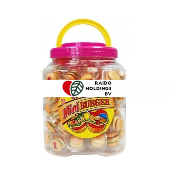 Trolli Mini burger jar - 90pcs
